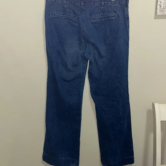Abercrombie & Fitch Rare Vintage 1892 Wide Leg Flared Jeans Size 6 - Picture 7 of 11